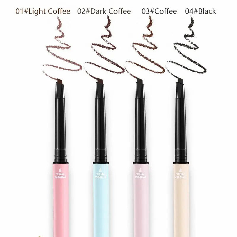 Dobbeltsidet retraktabel øjenbrynsblyant